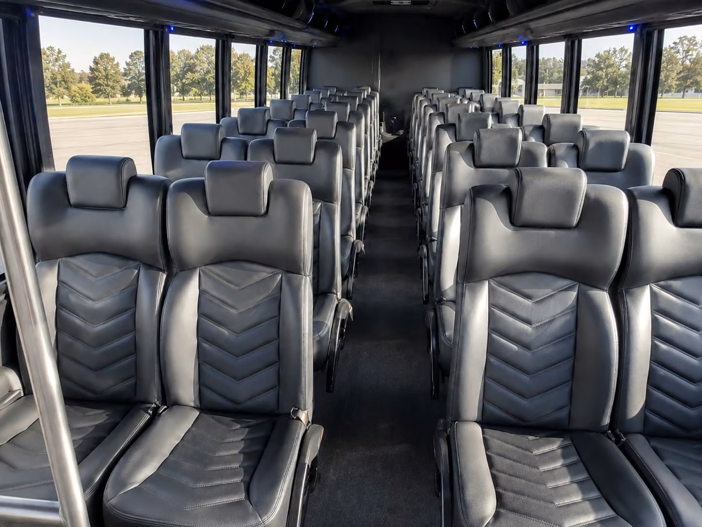 18 passenger minibus interior