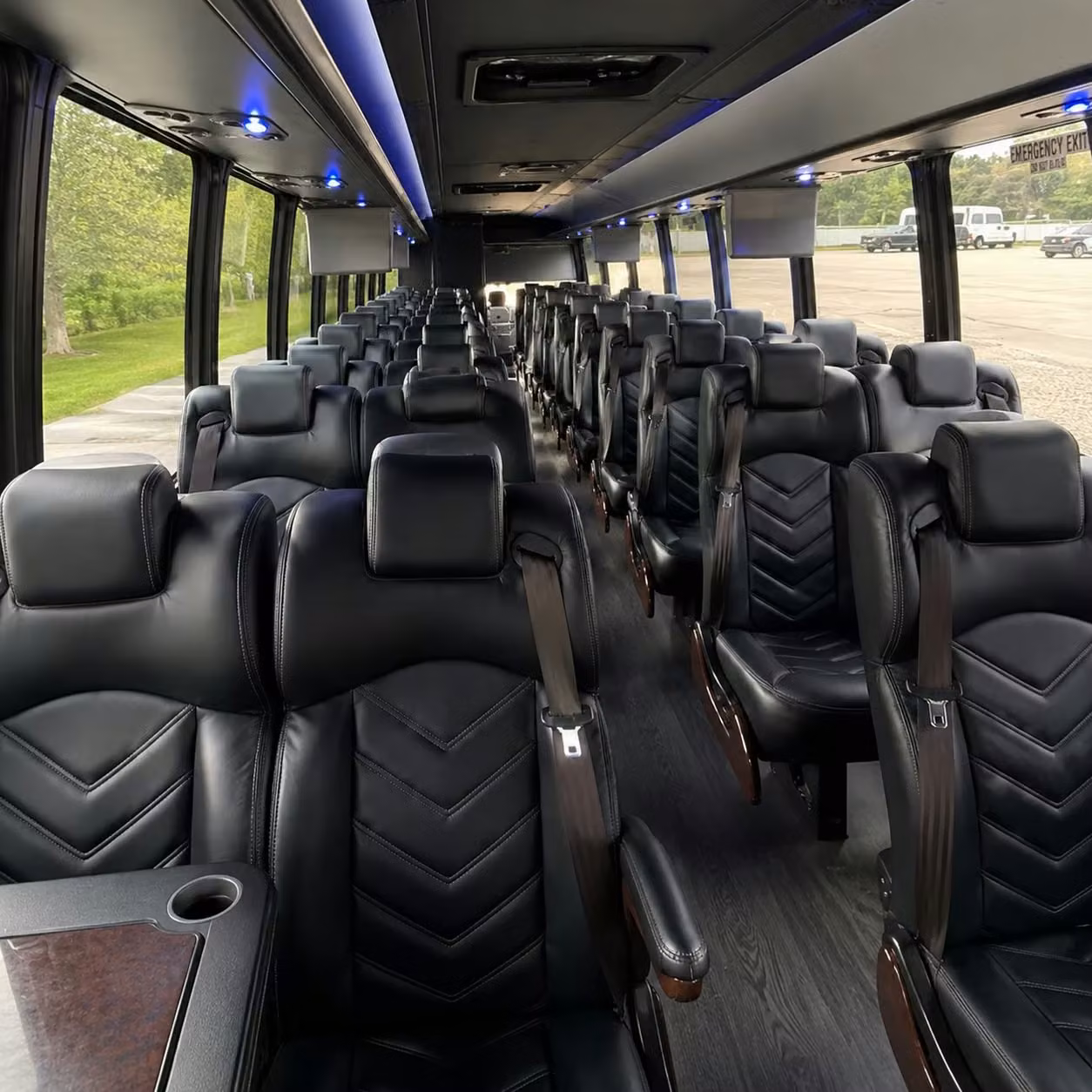 30 passenger minibus inside