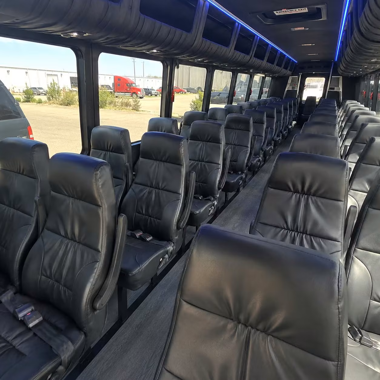 35 passenger minibus inside