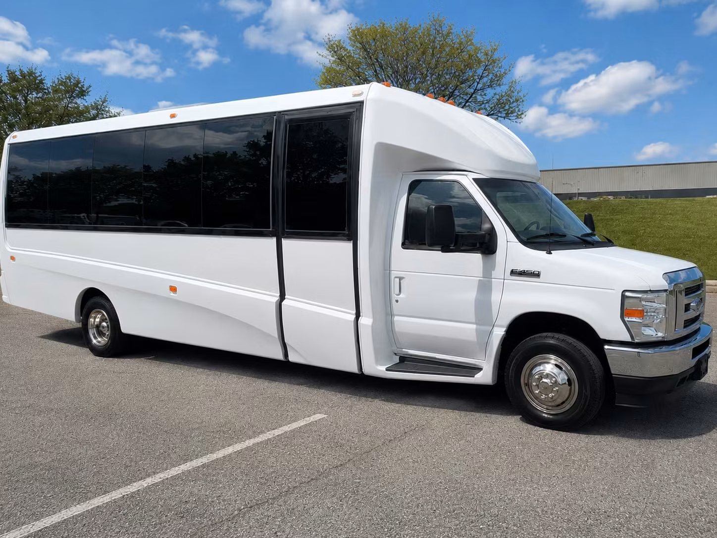 group boarding a minibus in chattanooga