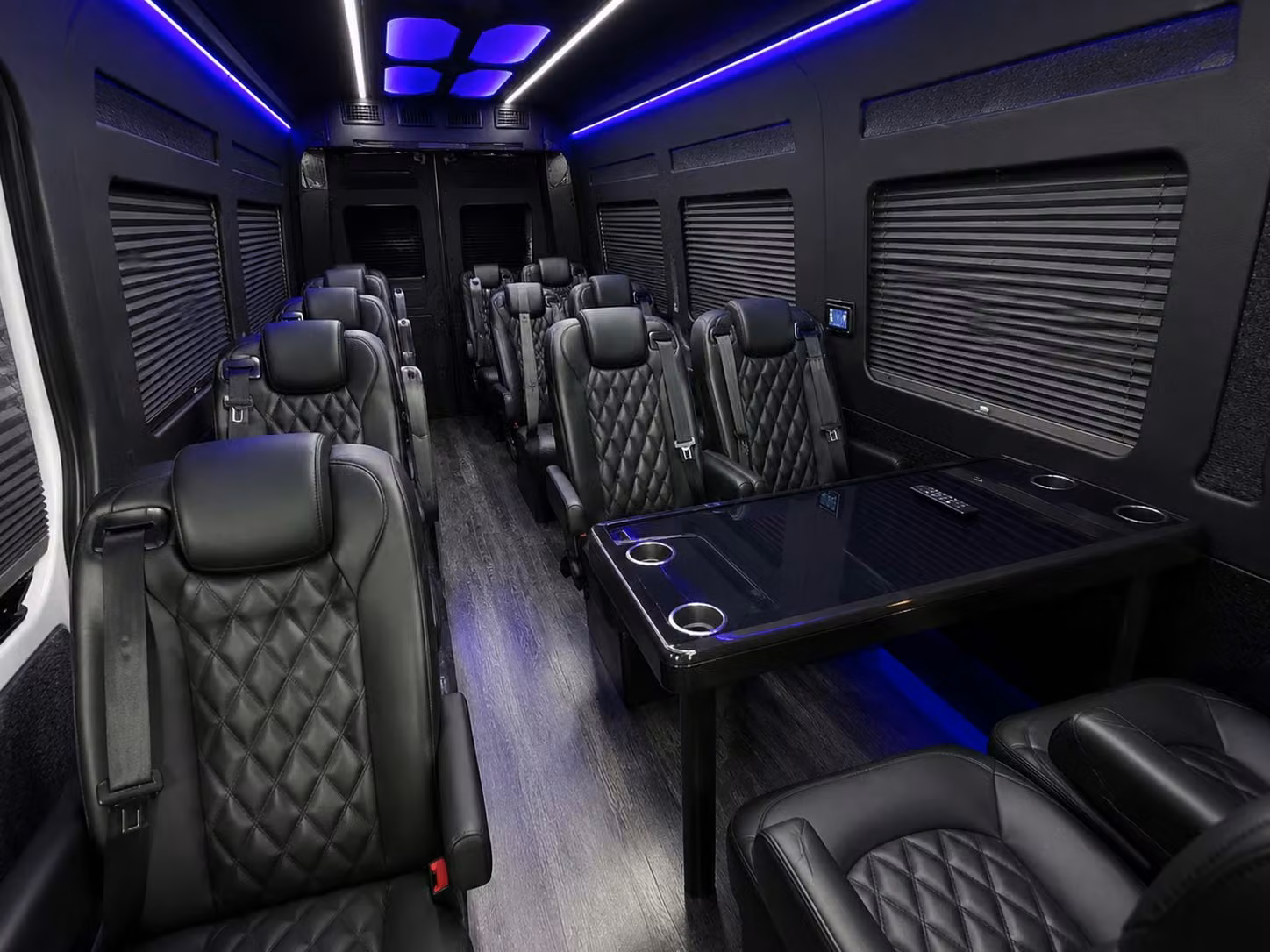 sprinter van with driver inside